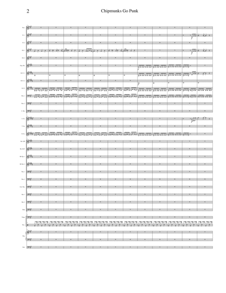 Chipmunks Go Punk Concert Band Page 2