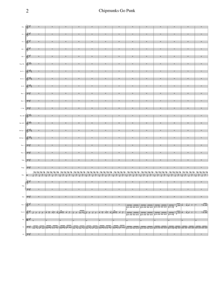 Chipmunks Go Punk Full Orchestra Page 2