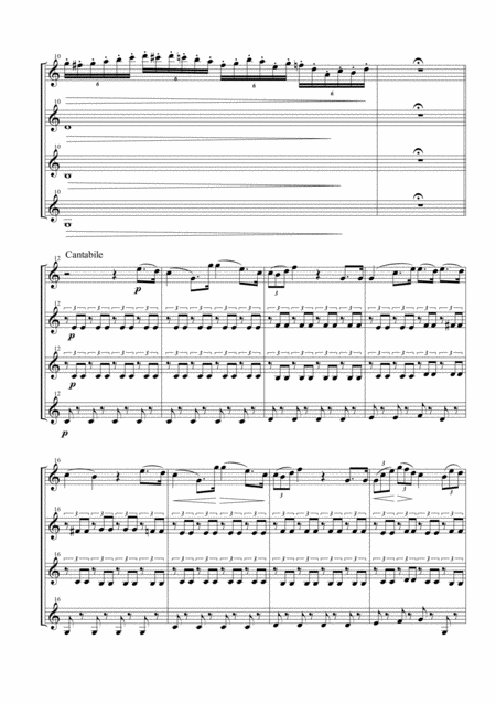 Choir Of The Jewish Slaves For Clarinet Quartet Page 2