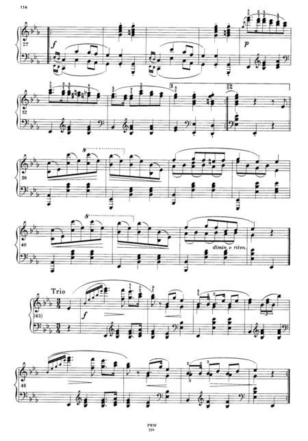 Chopin Waltz In E Flat Major B 46 Complete Version Page 2