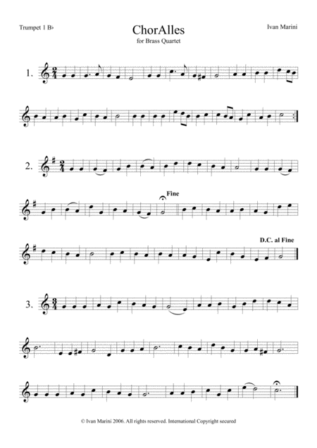 Choralles Easy Chorales For Brass Quartet Page 2