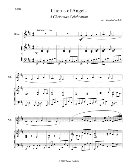 Chorus Of Angels A Christmas Celebration For Oboe And Piano Page 2