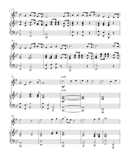 Christ Arose Treble Eb Instrument Solo Page 2