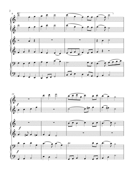 Christ The Lord Is Risen Today 1 Piano 6 Hands Trio Page 2