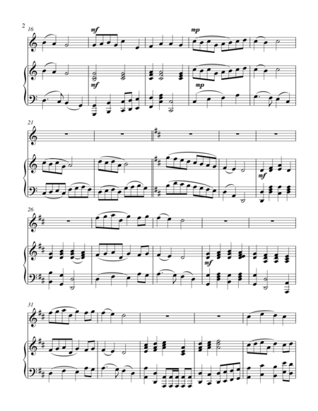 Christ The Lord Is Risen Today Treble C Instrument Solo Page 2