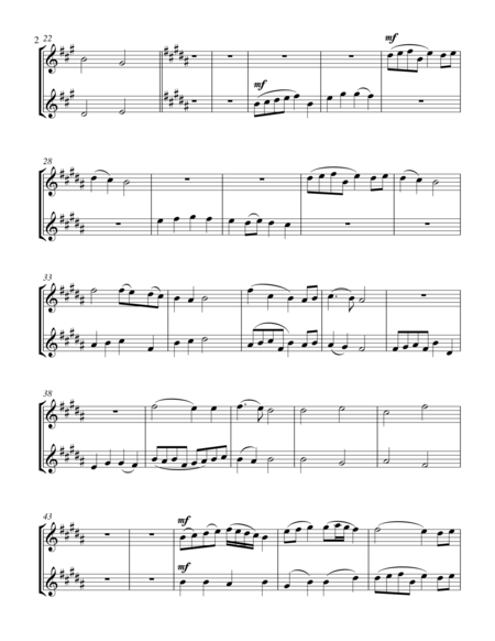 Christ The Lord Is Risen Today Treble Eb Instrument Duet Parts Only Page 2