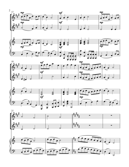 Christ The Lord Is Risen Today Treble Eb Instrument Duet Page 2
