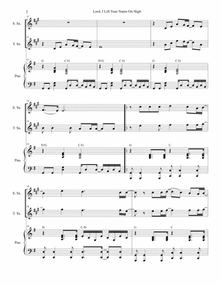 Christ Was Born On Christmas Day For Easy Piano Page 2