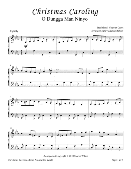 Christmas Caroling O Dungga Man Ninyo For Solo Piano Page 2