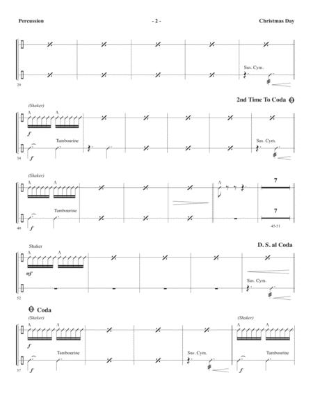 Christmas Day Arr Ed Hogan Percussion Page 2