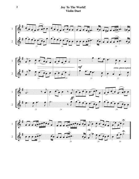 Christmas Duet Collection For Violin Page 2