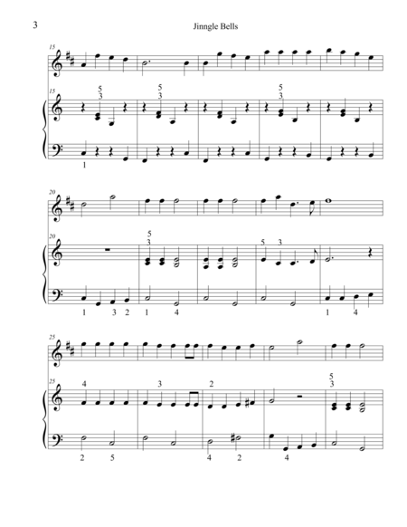 Christmas Duets For Clarinet Piano Jingle Bells Page 2