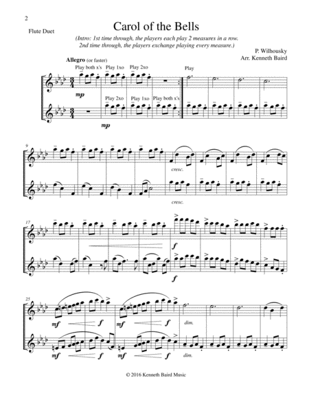 Christmas Duets Volume 2 For Flutes Page 2