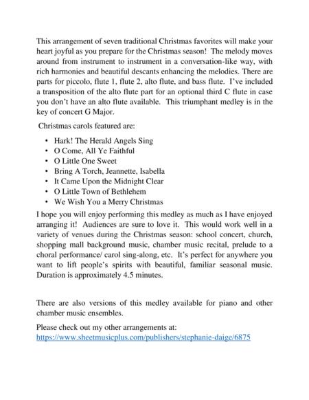 Christmas Joy Medley For Flute Choir Page 2