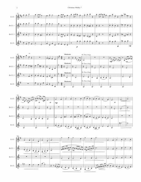 Christmas Medley 7 For Clarinet Quartet Page 2