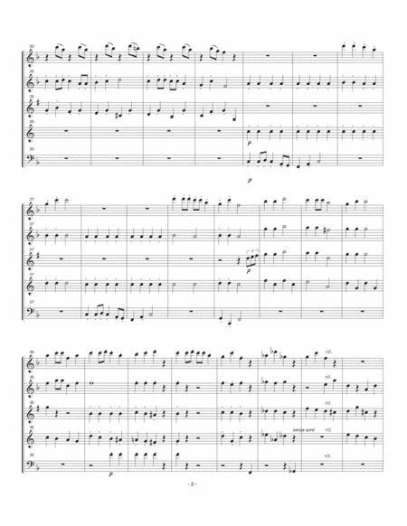 Christmas Medley 7 For Wind Quintet Page 2