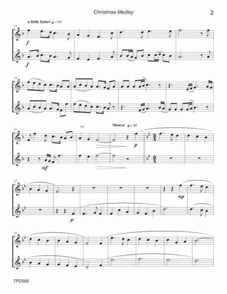 Christmas Medley For 2 Trumpets Unaccompanied Page 2