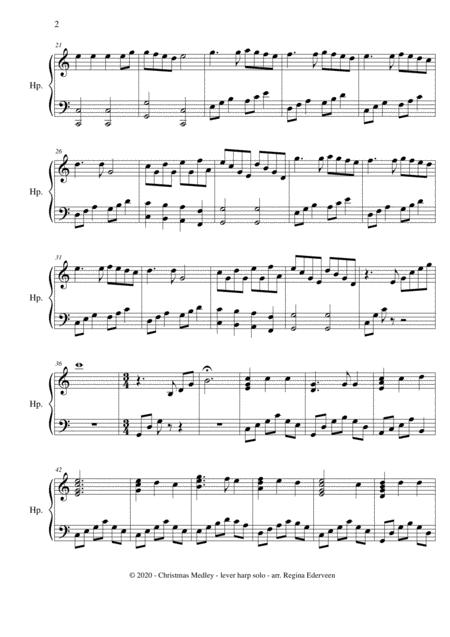 Christmas Medley Lever Harp Solo Page 2