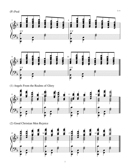 Christmas Peal For Handbells Page 2