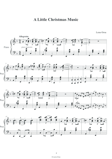 Christmas Piano Music New Edition 2017 Page 2