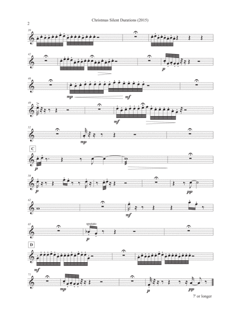 Christmas Silent Durations Page 2