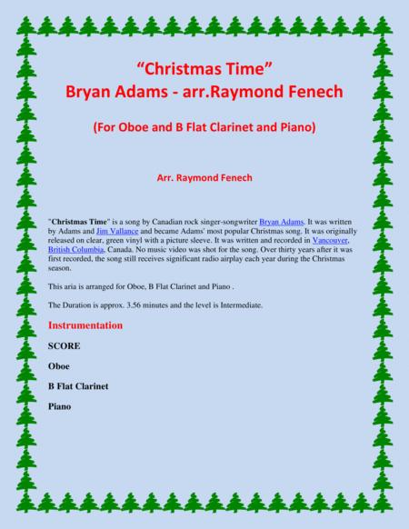 Christmas Time Bryan Adams Oboe Bb Clarinet And Piano Page 2