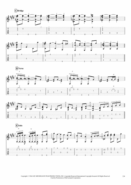 Christmas Time Is Here For Solo Fingerstyle Guitar Page 2