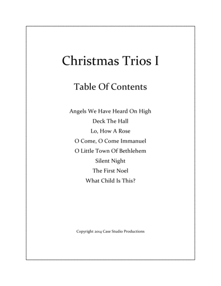 Christmas Trios I Trumpet Horn In F And Trombone Page 2