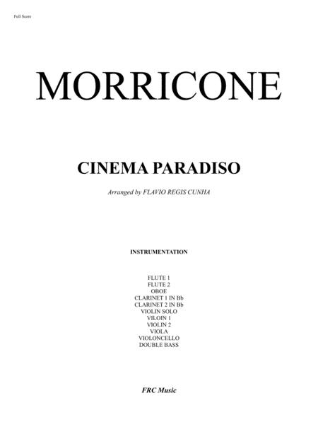 Cinema Paradiso For 2 Flutes Oboe 2 Clarinets In Bb And String Orchestra Page 2