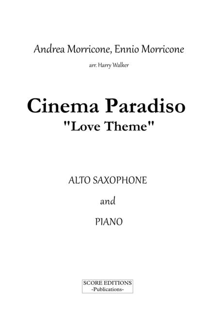 Cinema Paradiso Love Theme For Alto Saxophone And Piano Page 2
