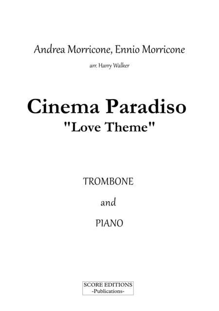 Cinema Paradiso Love Theme For Trombone And Piano Page 2