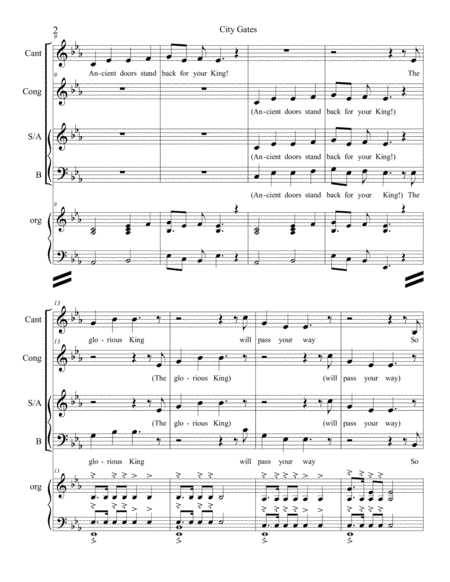 City Gates 02 Choral Conductors Score Page 2