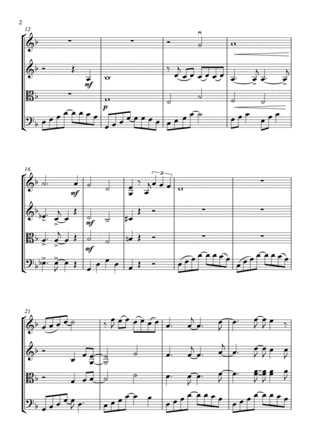 City Of Stars String Quartet Page 2