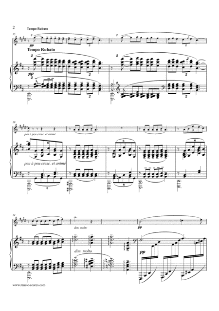 Clair De Lune Tenor Sax And Piano Page 2