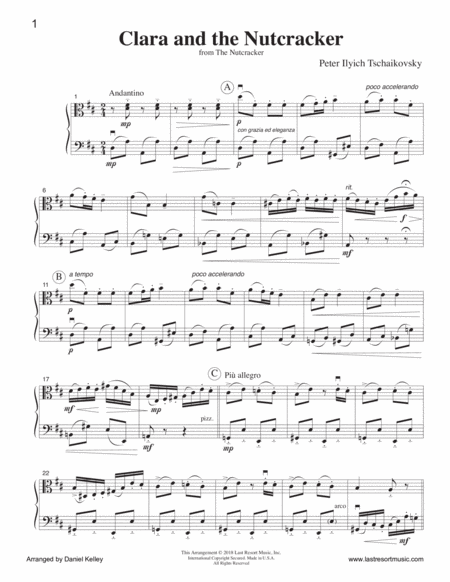 Clara And The Nutcracker Duet For Viola Cello Or Bassoon Music For Two Page 2