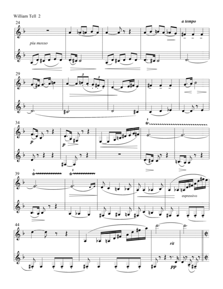 Clarinet Duet Rossini Overtures Page 2