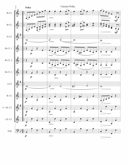 Clarinet Polka Page 2