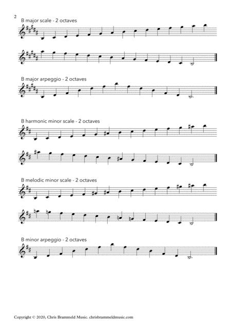 Clarinet Scales And Arpeggios For Abrsm Grades 6 8 Page 2
