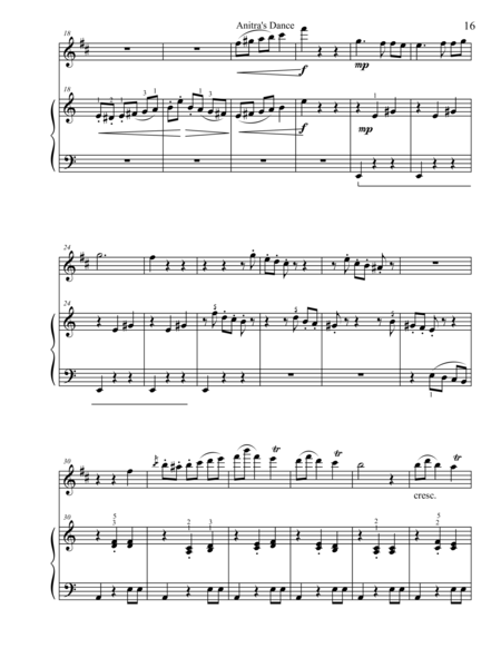 Classical Duets For Clarinet Piano Anitras Dance Page 2