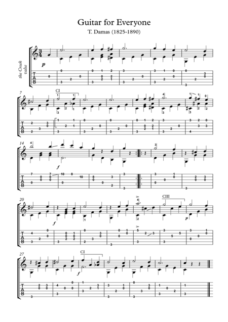 Classical Guitar Easy Series Damas Page 2