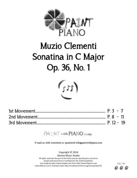 Clementi Sonatina No 1 Op 36 Easy To Read Edition Page 2