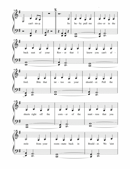 Closer Easy Piano Solo Page 2