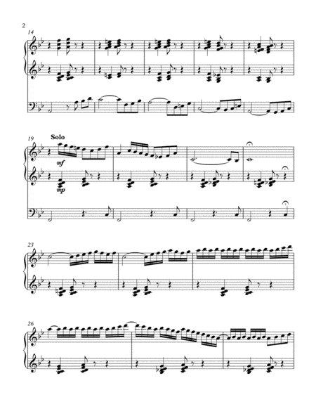 Coldplay Amsterdam For French Horn Piano Page 2