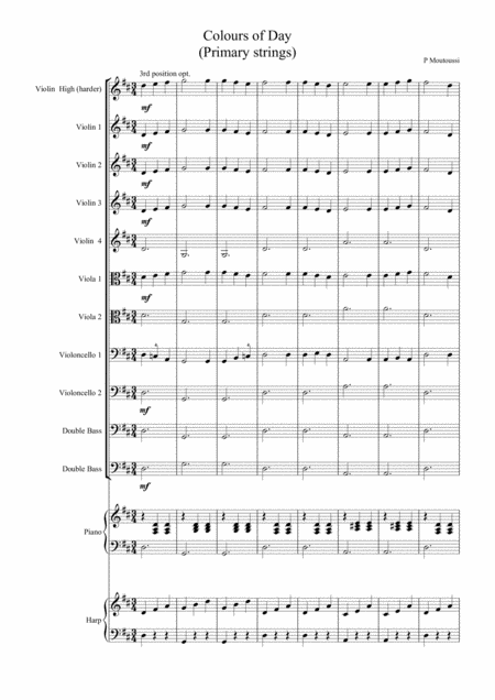 Colours Of Day For Beginner Strings Page 2