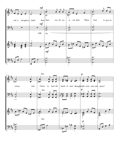 Come Down Through All The World Tonight Carol Satb Vocal With Piano Acc By David Catherwood Page 2