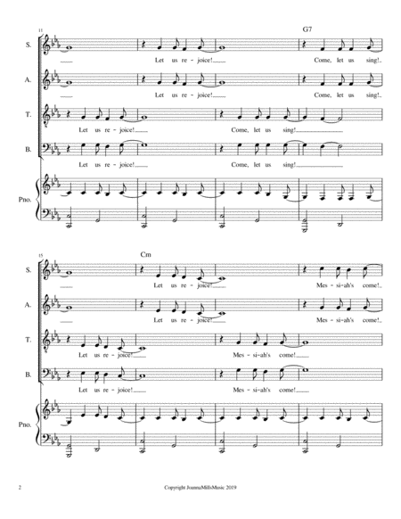 Come Let Us Sing Let Us Rejoice Satb Page 2