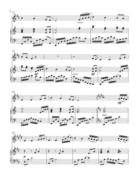 Come Thou Fount Of Every Blessing Treble Bb Instrument Solo Page 2