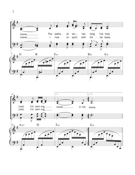 Coming Home By Ken Young For Satb Choir Page 2