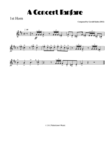 Concert Fanfare Page 2