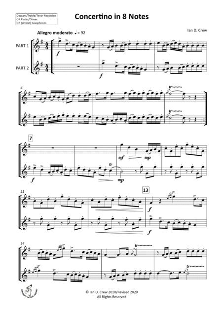 Concertino In 8 Notes Page 2